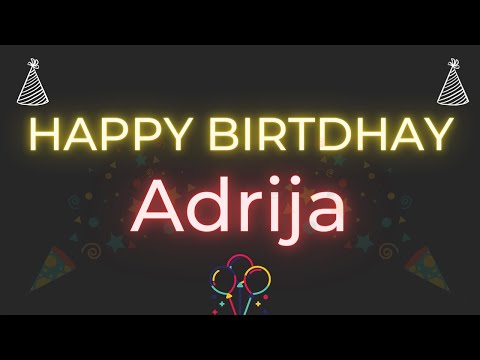 Happy Birthday to Adrija - Birthday Wish From Birthday Bash