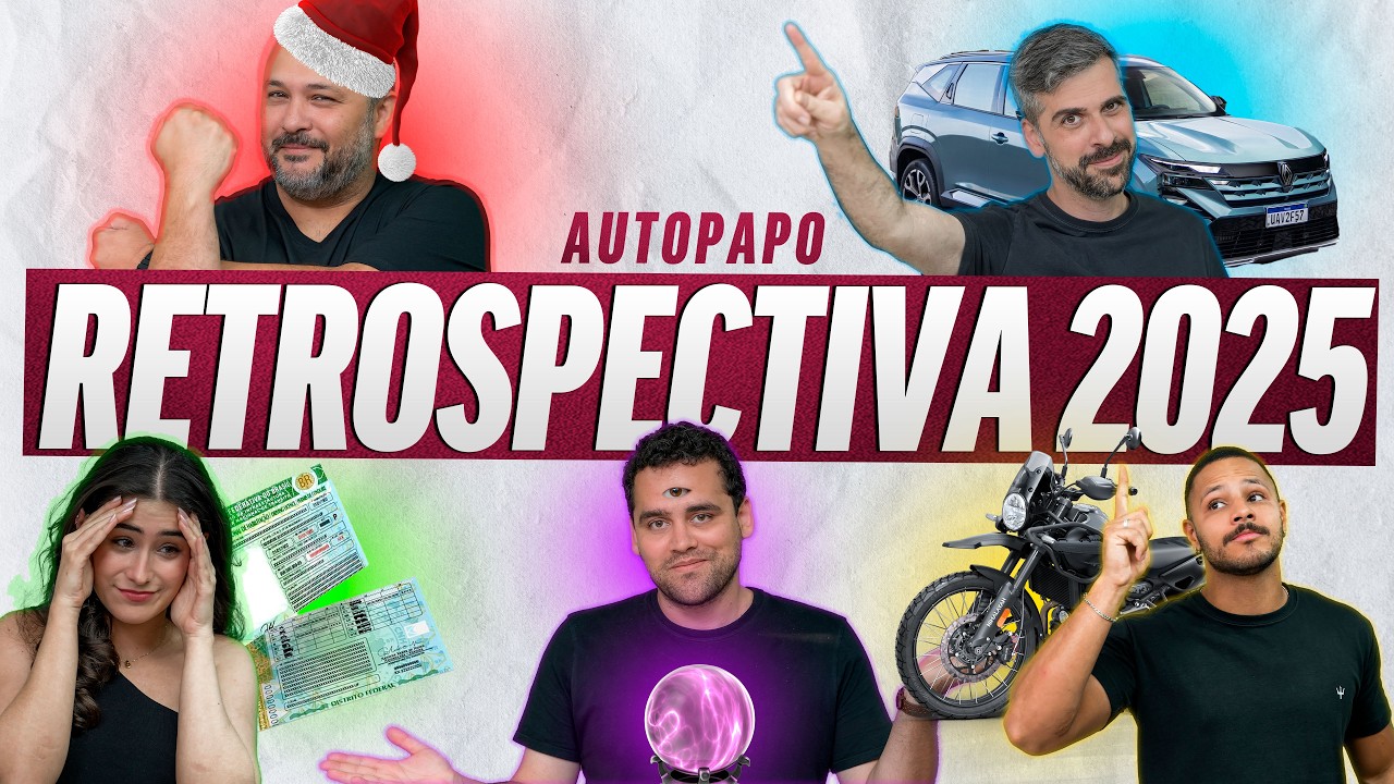 RETROSPECTIVA 2025: CARROS E MOTOS DO ANO, POLÊMICAS E O QUE ESPERAR DE 2026