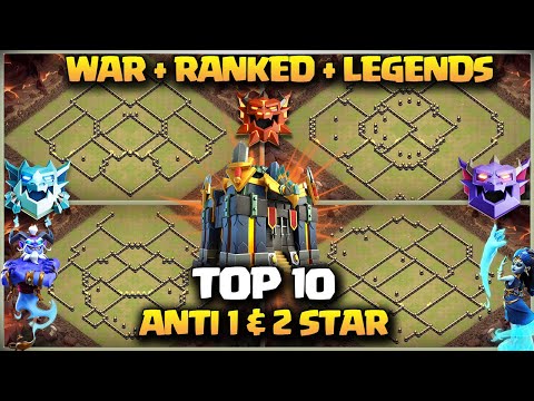 TOP 10 TH17 WAR BASE! New Th17 Bases After Update🔥Th17 RANKED Base Anti RC Charge & Anti Root Rider