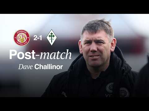 Dave Challinor Post Match Interview - Stevenage