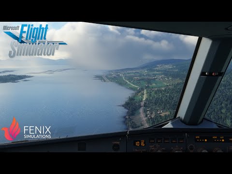 MSFS 2020 | MAX breaking action in Molde | Fenix A320