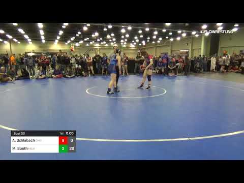127 Lbs Rr Rnd 3 Andrea Schlabach Ohio Draw Vs Mykel Booth Michigan Dual