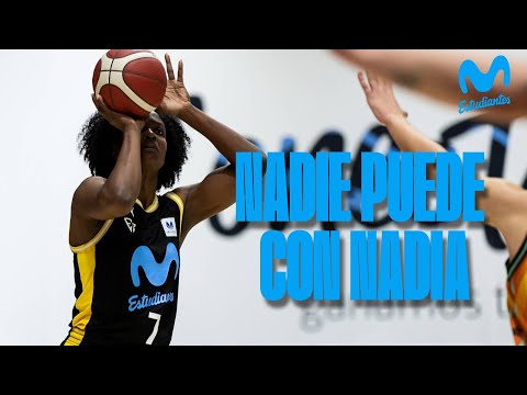 Nadie puede con Nadia Fingall. La jugadora de Movistar Estudiantes, de nuevo la mejor de las suyas