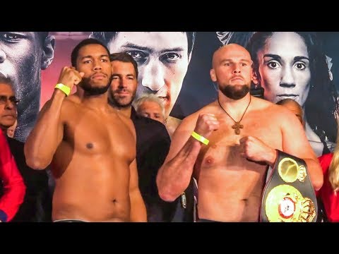 Mike Hunter vs Sergey Kuzmin FACE OFF @ WEIGH IN