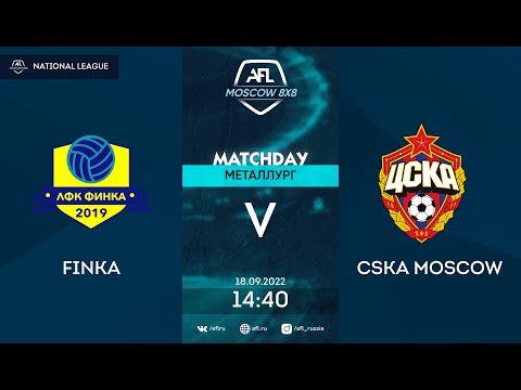 AFL22. Russia. National League. Day 12. Finka - CSKA Moscow