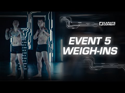 Karate Combat: Season 3 Event Five - Weigh-Ins