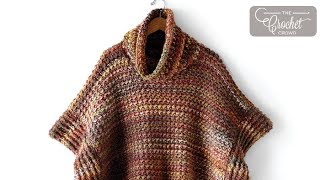 How To Crochet A Poncho: Tweed Under Wraps