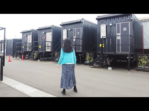 10 Million Views! Japan Container Hotel Vlog🤗Amazing Comfort 😀 Rescue Hotel for Disasters🎦コンテナホテル
