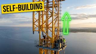 How a 200-Ton Tower Crane Builds Itself