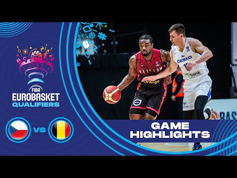 Czech Republic - Belgium | Highlights - FIBA EuroBasket 2022 Qualifiers