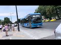 CONSTANTA Autobuzul BYD K9UB E11 Si Mercedes Sprinter CT14DZO Părăsesc Statia City Park 13 100M