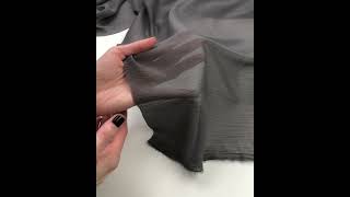 8013-57 Шифон креш цвет Серый 70 гр/м2, 150 см на YouTube