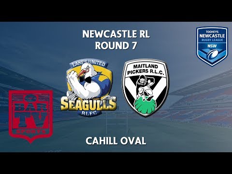 2018 Newcastle RL 1st Grade Round 7 - Lakes United Seagulls v Maitland Pickers