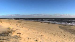 preview picture of video 'Hatteras Island Beach Report - 1.23.13 - Rodanthe NC'