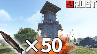 1階に物資が全然ない怪しすぎるタワー拠点をレイドした結果【RUST】