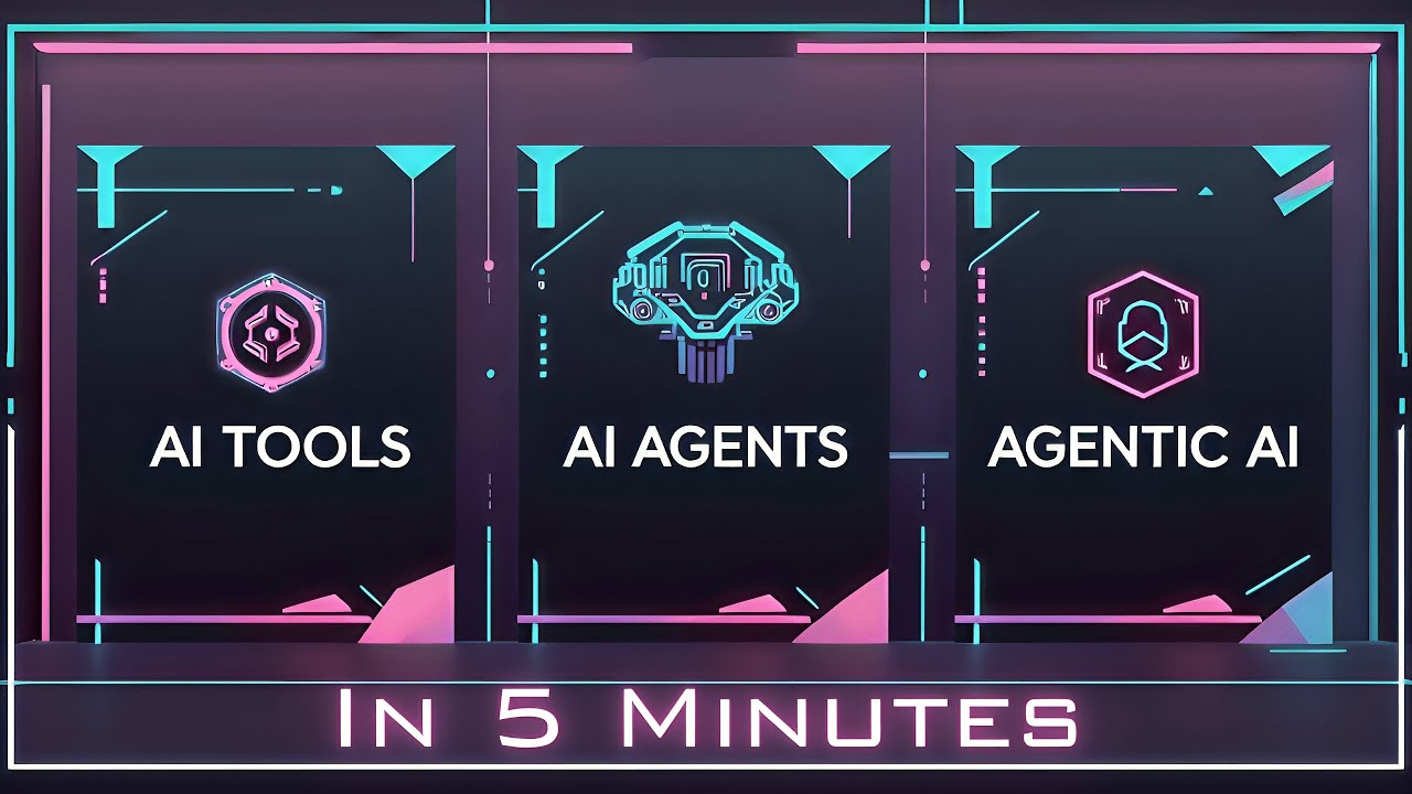 AI Tools vs AI Agents vs Agentic AI | Explained Simply