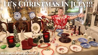Fitz & Floyd, Avon Cape Cod, Lenox, Danish Plates & More - Our Christmas In July 2025