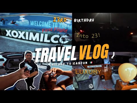 23 & Touching Down in Cancun ✈️🌴 | BIRTHDAY IN CANCUN 🌴🎂 | LUXURY Travel Vlog Day 1