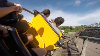 preview picture of video 'GoPro Hero3+:  Bush Garden Tampa SheiKra wooden roller coasters'