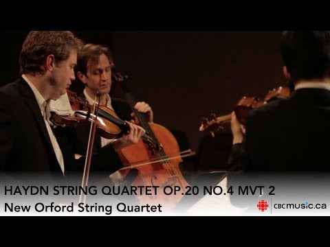 Haydn String Quartet Op.20 No.4 2nd mvt | New Orford String Quartet