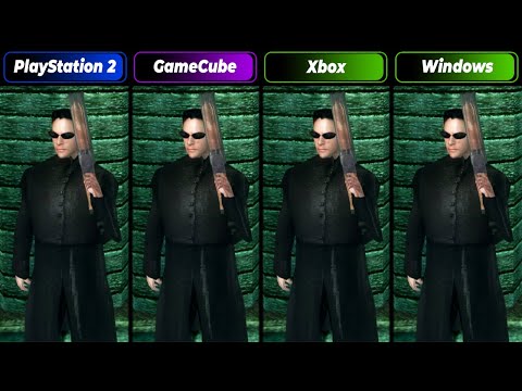 Enter the Matrix (2003) | PS2 - Xbox - GameCube - Windows | Graphics Comparison