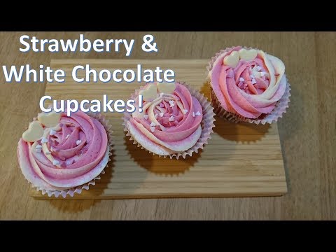 download lagu mp3 mp4 White Chocolate Cupcakes With Strawberry Frosting, download lagu White Chocolate Cupcakes With Strawberry Frosting gratis, unduh video klip White Chocolate Cupcakes With Strawberry Frosting