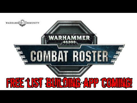 Combat Roster - Free list building app coming soon!