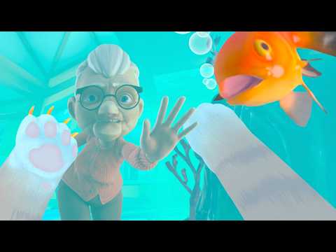 Swimming In The FISH TANK Goes Terribly WRONG - I Am Cat VR