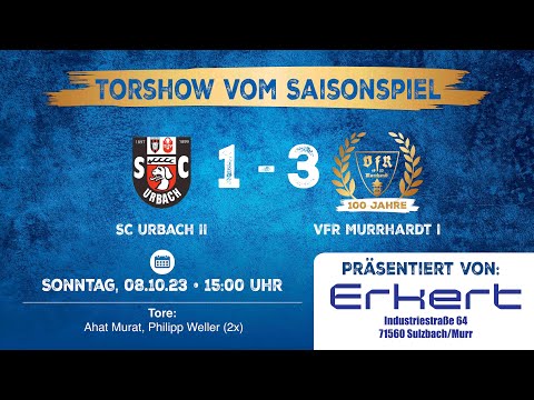 Tore - SC Urbach II - VfR Murrhardt I (Saisonspiel) - 08.10.23