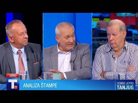 DOBRO JUTRO TANJUG - Analiza štampe 01.08.22. • Žarko Rakić i Zoran Milivojević