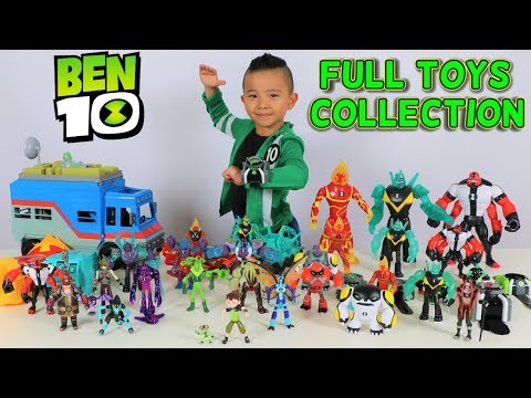 FULL Ben 10 Toys Collection  2017 2018 Fun With Ckn Toys