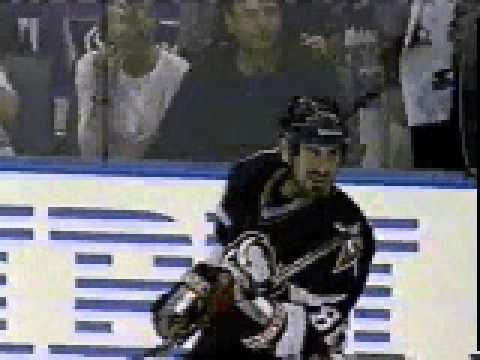 Buffalo Sabres - Geoff Sanderson one-handed backhand goal