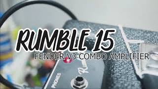 Video thumbnail for Fender Rumble 15 v3 Bass Practice Amp #fenderrumble15 by GUITAR SIN SANG