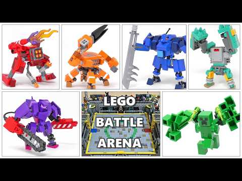 LEGO Robot Battle Arena (My Son And I Built Together !)