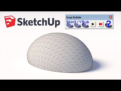 Soap Skin & Bubble Extension - Sketchup tutorial