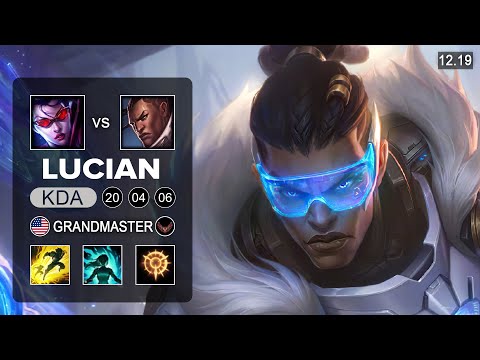 T1 Gumayusi Lucian vs Vayne ADC - NA Grandmaster - Patch 12.19 Season 12