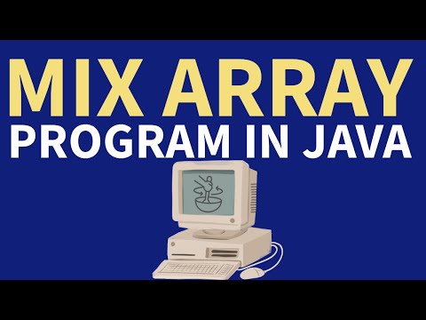 Mix Array Java Program Isc Computer Science 2025 Specimen