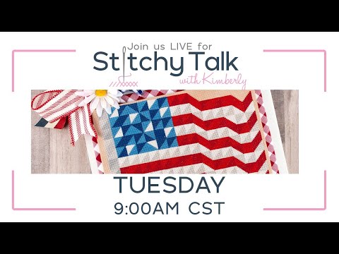 Stitchy Talk #6: Join Kimberly for our LIVE Stitchy Talk!⁠
