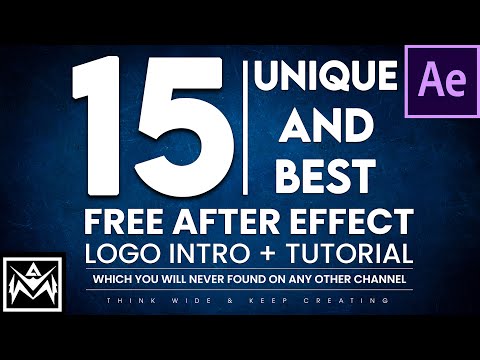 Top 15 Unique After Effect Logo Intro Templates | After Effect Tutorial