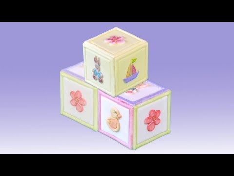 3D NURSERY BUILDING BLOCK 6 pc icing sugarcraft cutter set 3D NURSERY BUILDING BLOCK 6 pc icing sugarcraft cutter set
