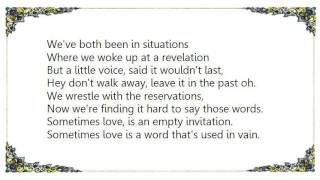 Brooke White - Sometimes Love Lyrics