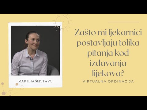 Zašto mi ljekarnici postavljaju tolika pitanja kod izdavanja lijekova?