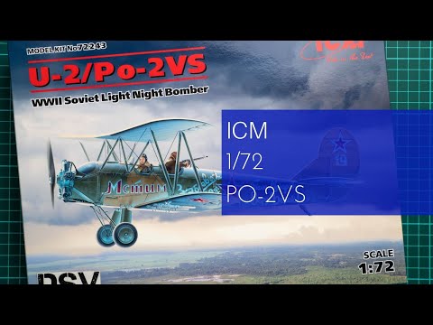 Сборная модель Легкий ночной бомбардировщик Второй Мировой войны У-2/По-2ВС (ICM 72243) 1:72