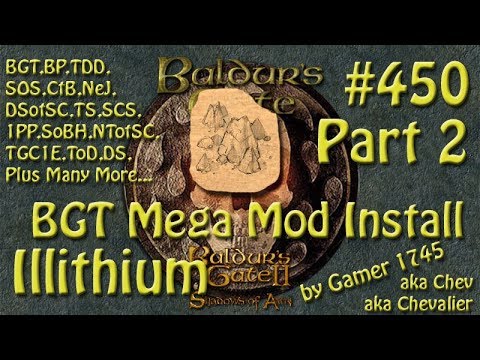 Let's Play Baldur's Gate Trilogy Mega Mod Part 450 Hunt for Illithium Pt. 2