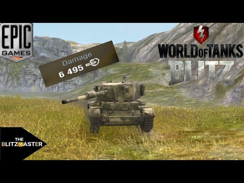 Charioteer : 6495 damage 5 kills -WoT Blitz-