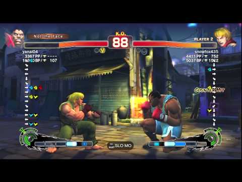 SSF4 AE Ver. 2012: yanai04 [Balrog] vs. snowfox435 [Ken] - PSN Ranked Match