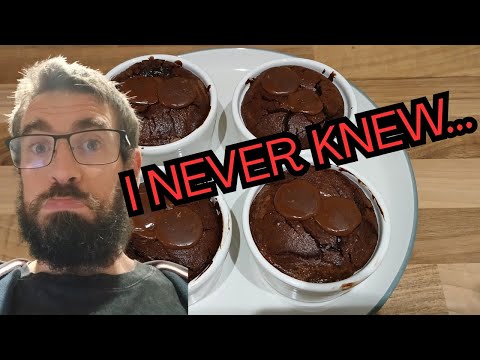 The BEST Gluten-Free Chocolate Fondant Dessert! | Easy Molten Lava Cake Recipe with Dad 👨‍🍳