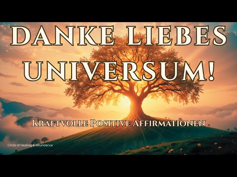Thank you, dear universe! – Powerful affirmations for abundance, peace, and success