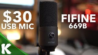 Video thumbnail for $30 Budget Microphone | FIFINE K669B | Is It Any Good? | Raw & Processed Audio Samples by Life Kommando