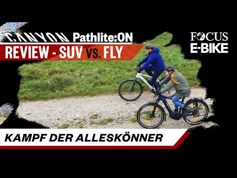 E-bike giants compared! - Canyon Pathlite:ON SL (ONfly) & SUV –